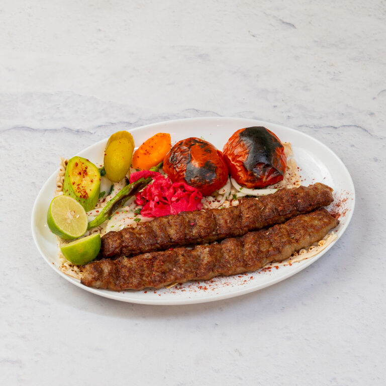 خوراک کوبیده دو سیخ